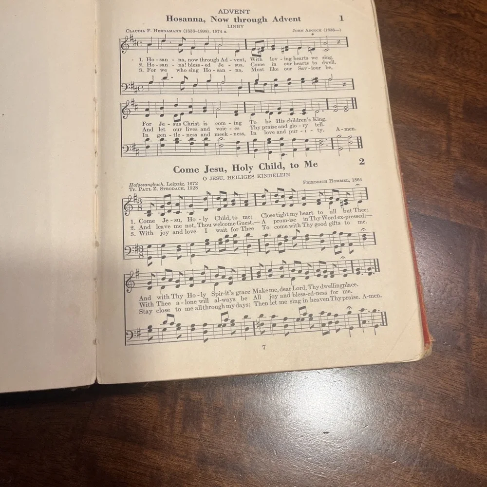 1929 - Children's Hymnal and Service Book - United Lutheran Church